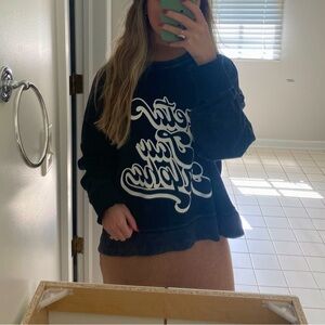 Zeta Tau Alpha CordaRoy Navy Blue Crew Neck.